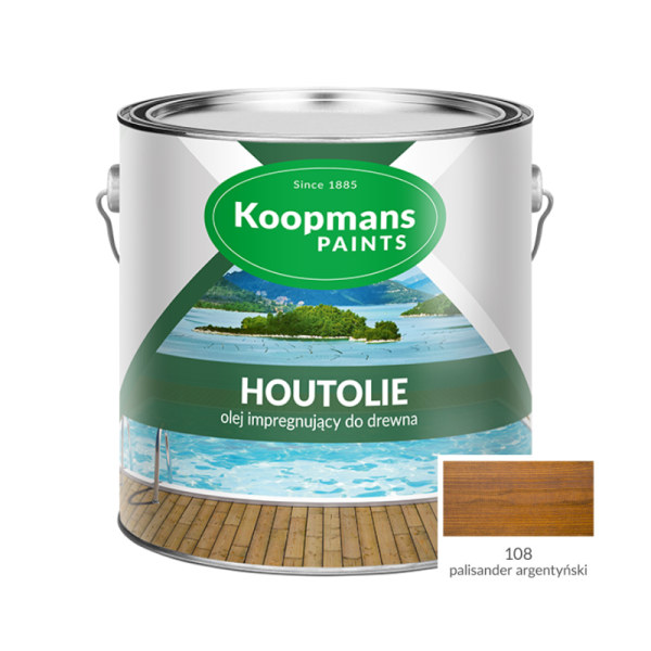 Olej impregnujący do drewna KOOPMANS HOUTOLIE /5 l/ k. palisander argantyński