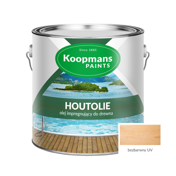 Olej impregnujący do drewna KOOPMANS HOUTOLIE /5 l/ k. bezbarwny UV