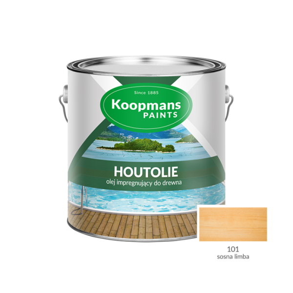Olej impregnujący do drewna KOOPMANS HOUTOLIE /2,5 l/ k. sosna limba