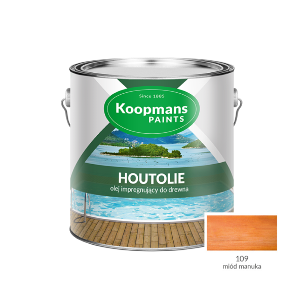 Olej impregnujący do drewna KOOPMANS HOUTOLIE /2,5 l/ k. miód manuka