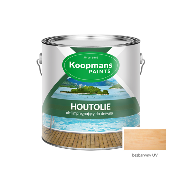 Olej impregnujący do drewna KOOPMANS HOUTOLIE /2,5 l/ k. bezbarwny UV