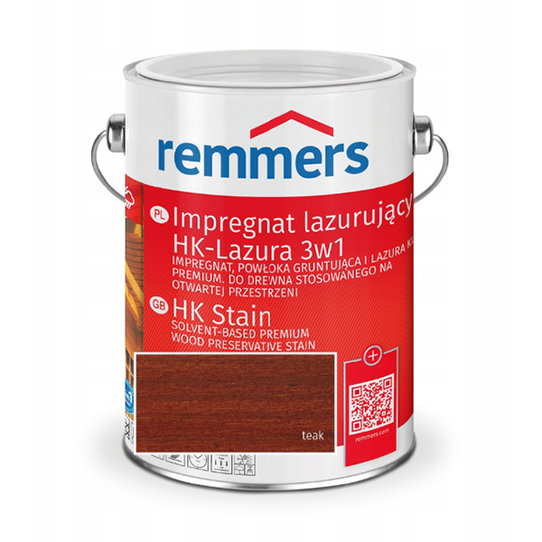 REMMERS HK-LAZURA 3W1 IMPREGNAT TEAK /5L/